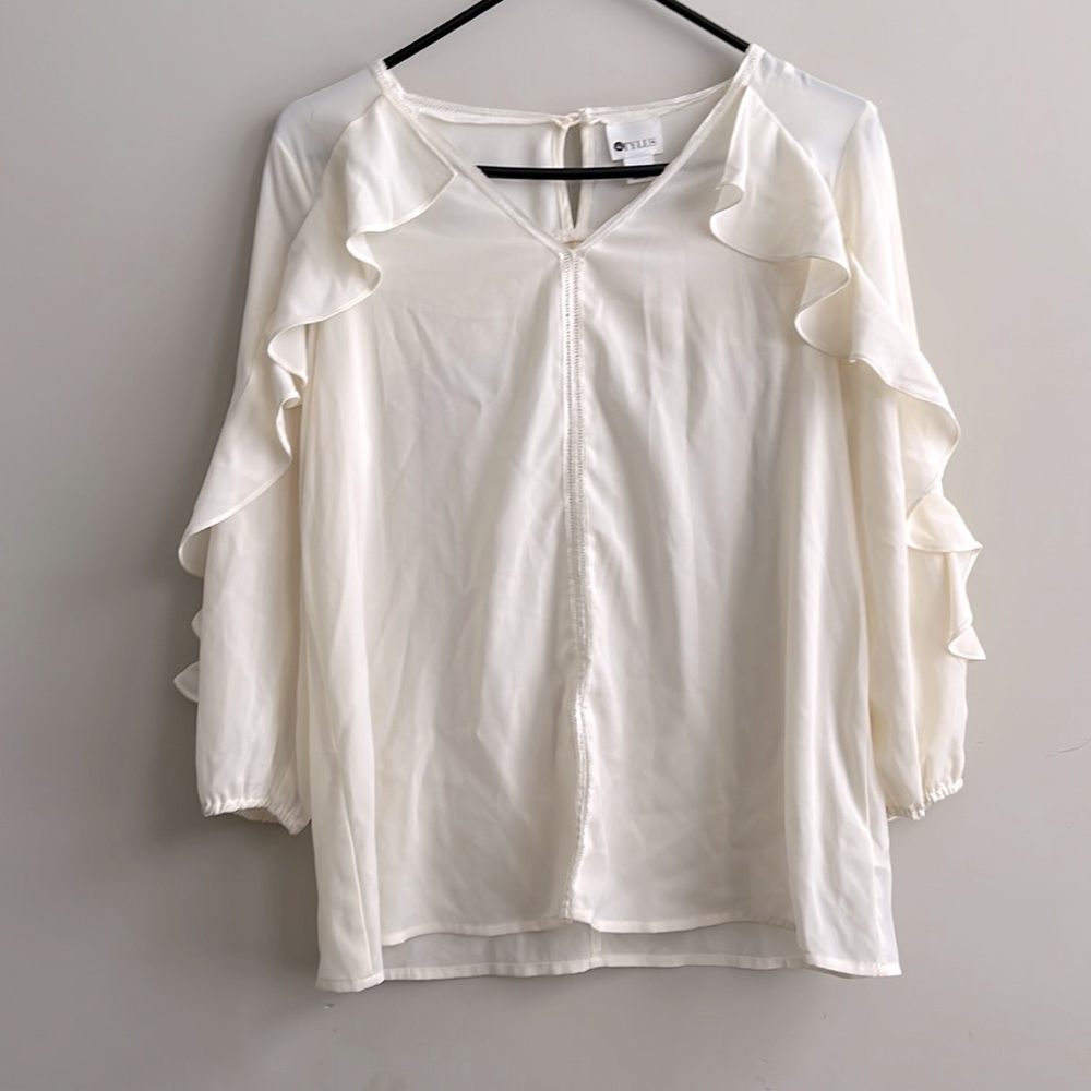 Cream blouse size S